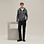 "Ex-Libris" hooded sweater with silk detail, view 1 of 6
