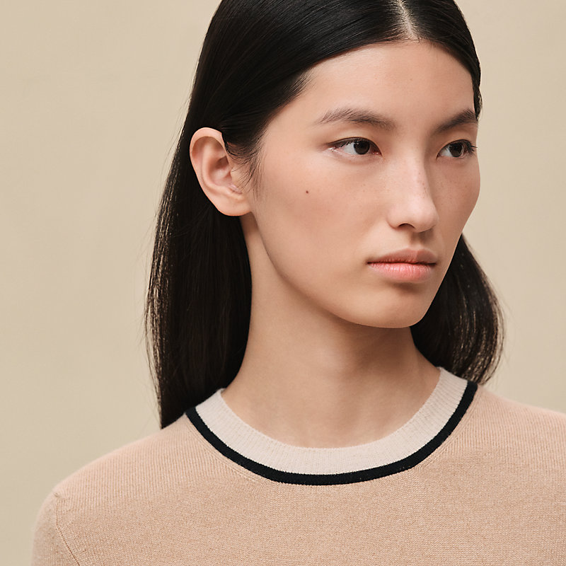 "Ex-Libris" short-sleeve sweater