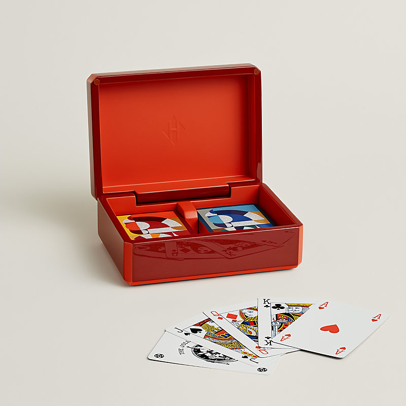 Facettes Cheval Natte bridge card box