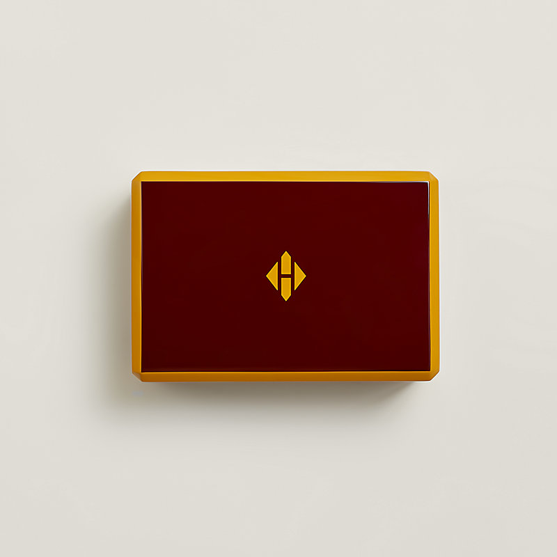Facettes Cheval Natte poker card box