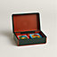 View: front, Facettes Lithographie Equestre bridge card box