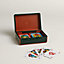 View: front, Facettes Lithographie Equestre bridge card box
