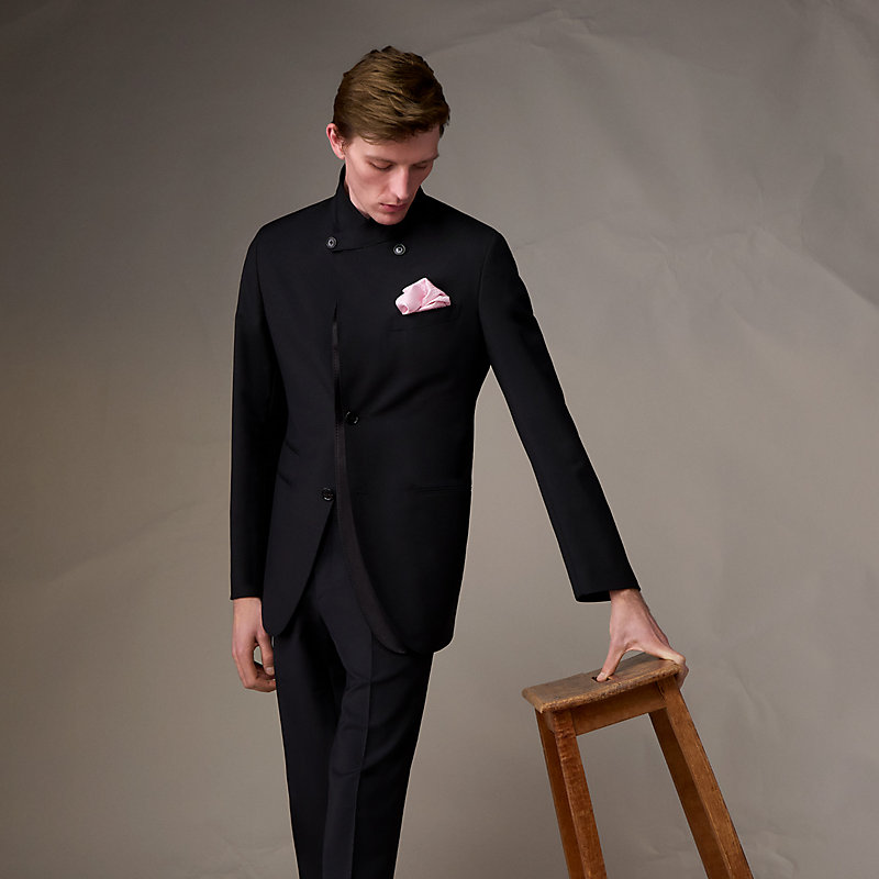 Faconnee Upside Down pocket square 45