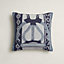 View: front, Fantaisie d'Etriers pillow