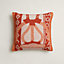 View: front, Fantaisie d'Etriers pillow