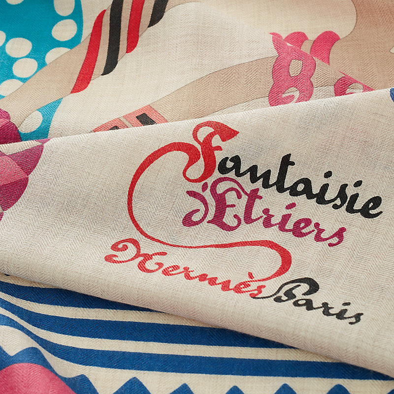 Fantaisie d'Etriers shawl 140