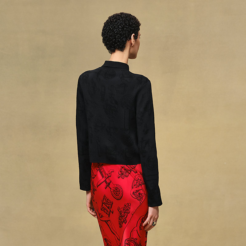 "Ferronnerie" long-sleeve cardigan