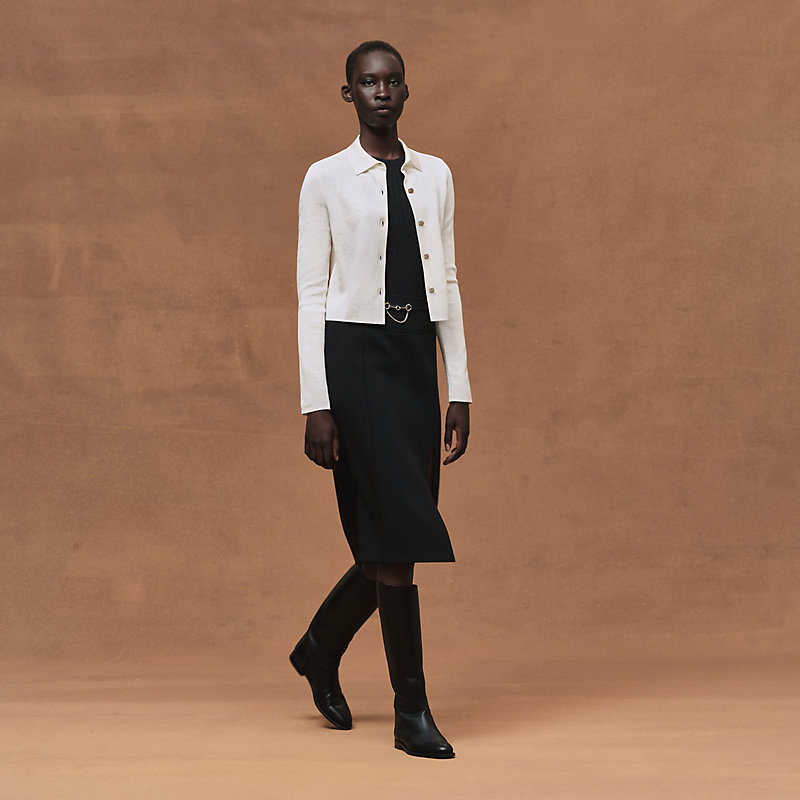 "Ferronnerie" long-sleeve cardigan