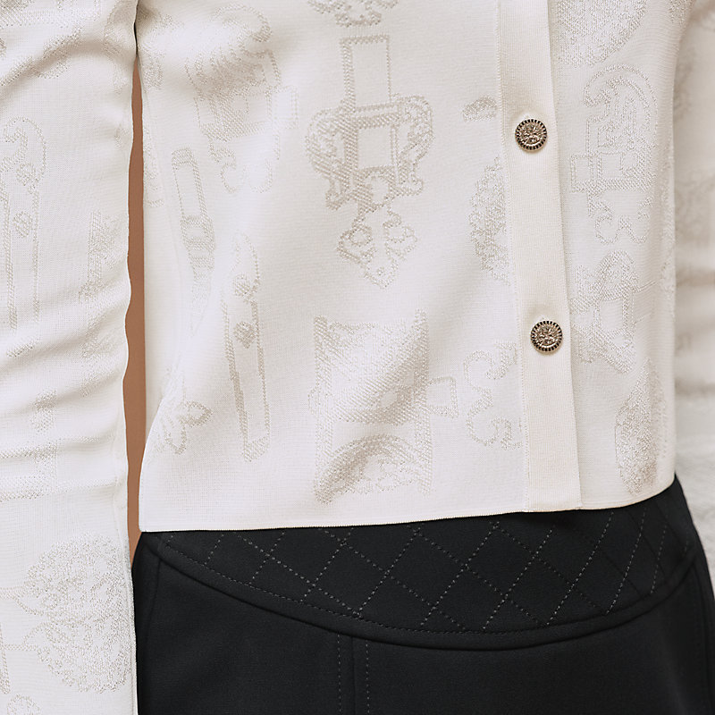 "Ferronnerie" long-sleeve cardigan