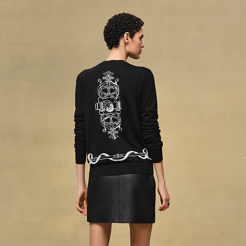 "Ferronnerie" long-sleeve cardigan