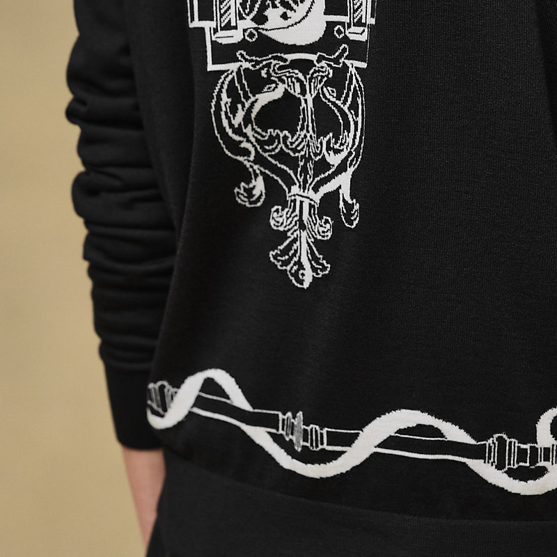 "Ferronnerie" long-sleeve cardigan