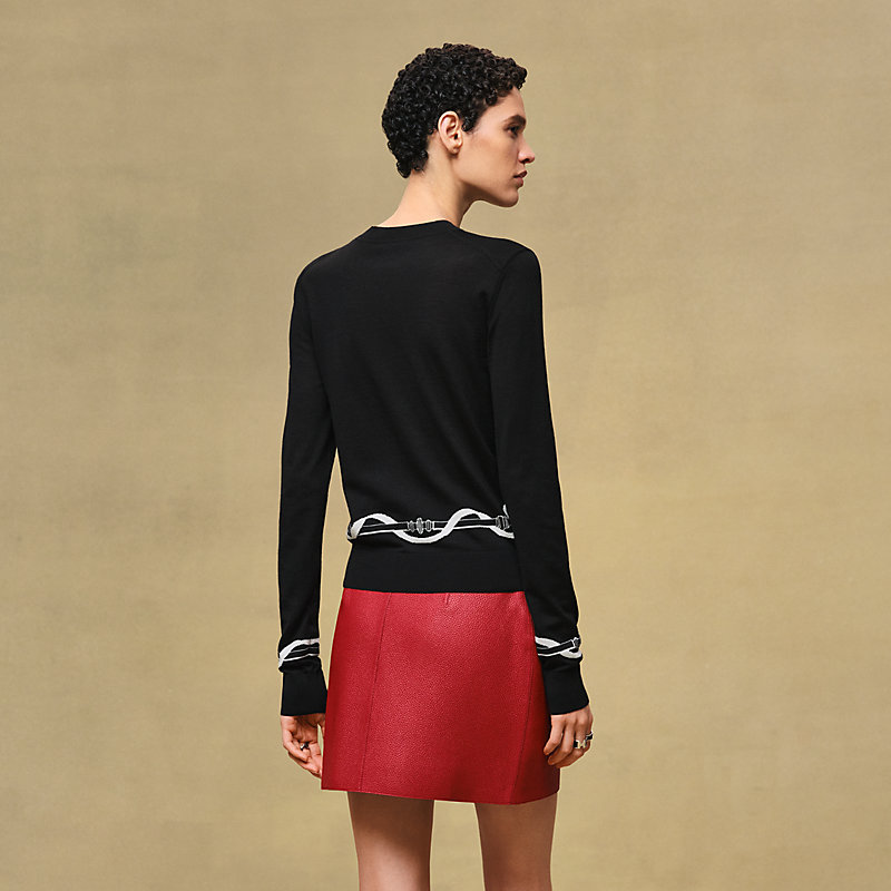 "Ferronnerie" long-sleeve sweater