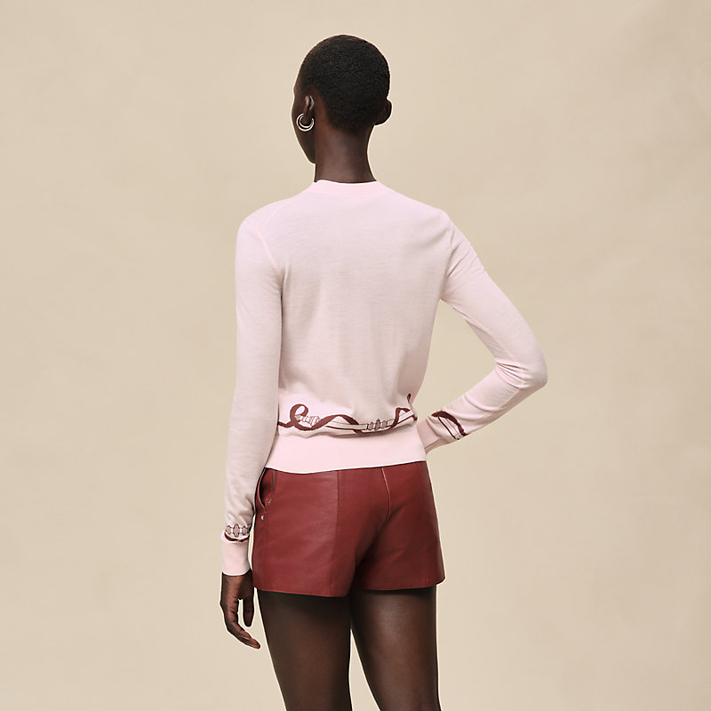 "Ferronnerie" long-sleeve sweater