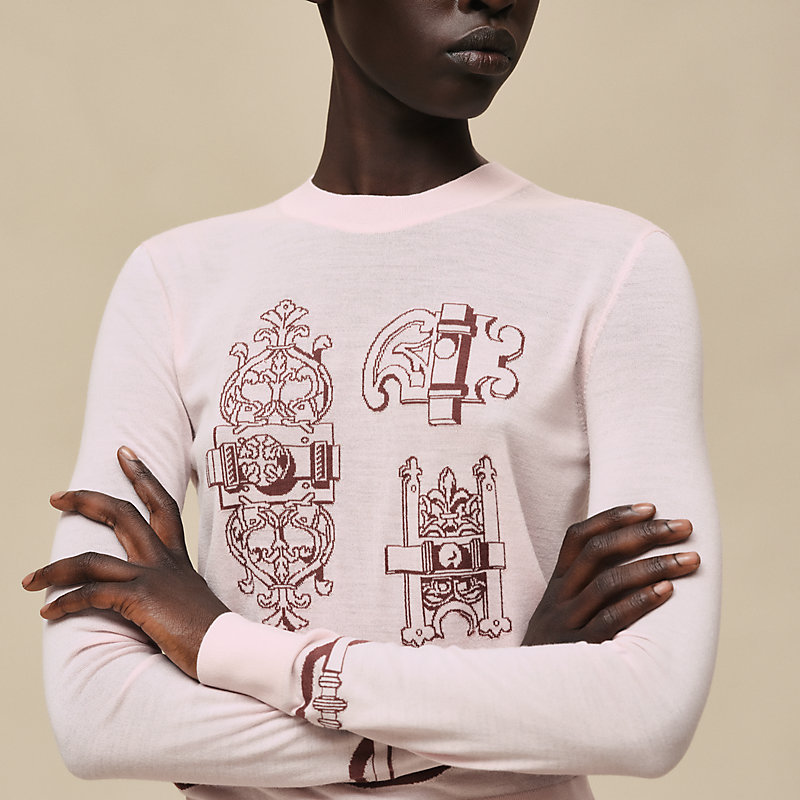 "Ferronnerie" long-sleeve sweater