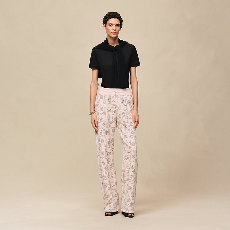 "Ferronnerie Remix" wide pants