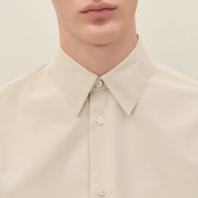 Fitted shirt with Louis collar