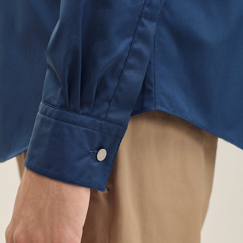 Fitted shirt with Louis collar