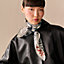 View: Worn, Flamingo Party Tattoo double face scarf 90