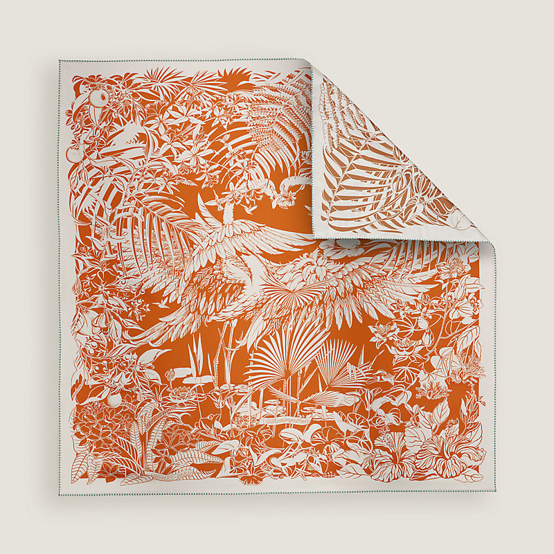 Flamingo Party Tattoo double face scarf 90