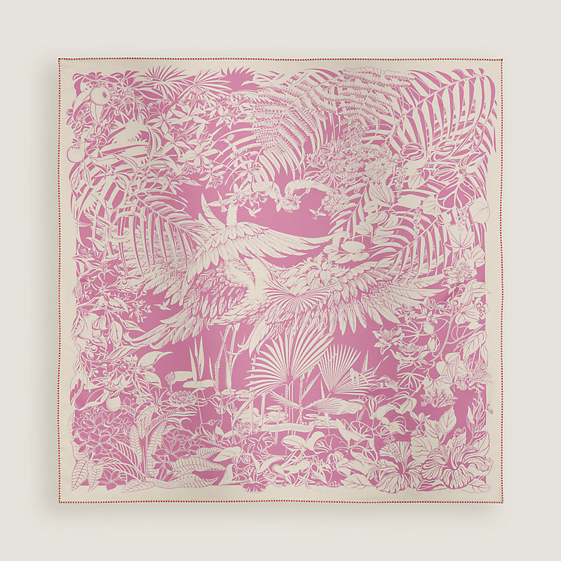 Flamingo Party Tattoo double face scarf 90