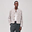 View: Worn, "Fleurs technique" rib-trim jacket