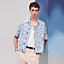 View: Worn, "Fleurs technique" short-sleeve overshirt
