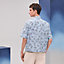 View: Worn, "Fleurs technique" short-sleeve overshirt