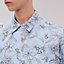 View: Worn, "Fleurs technique" short-sleeve overshirt