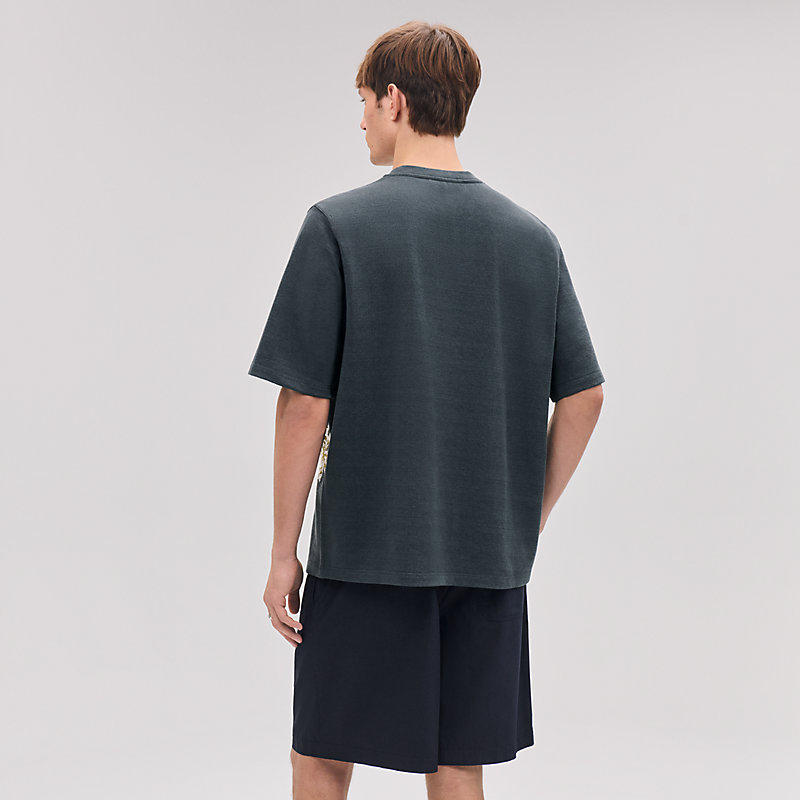 “Fleurs zigzag”T恤