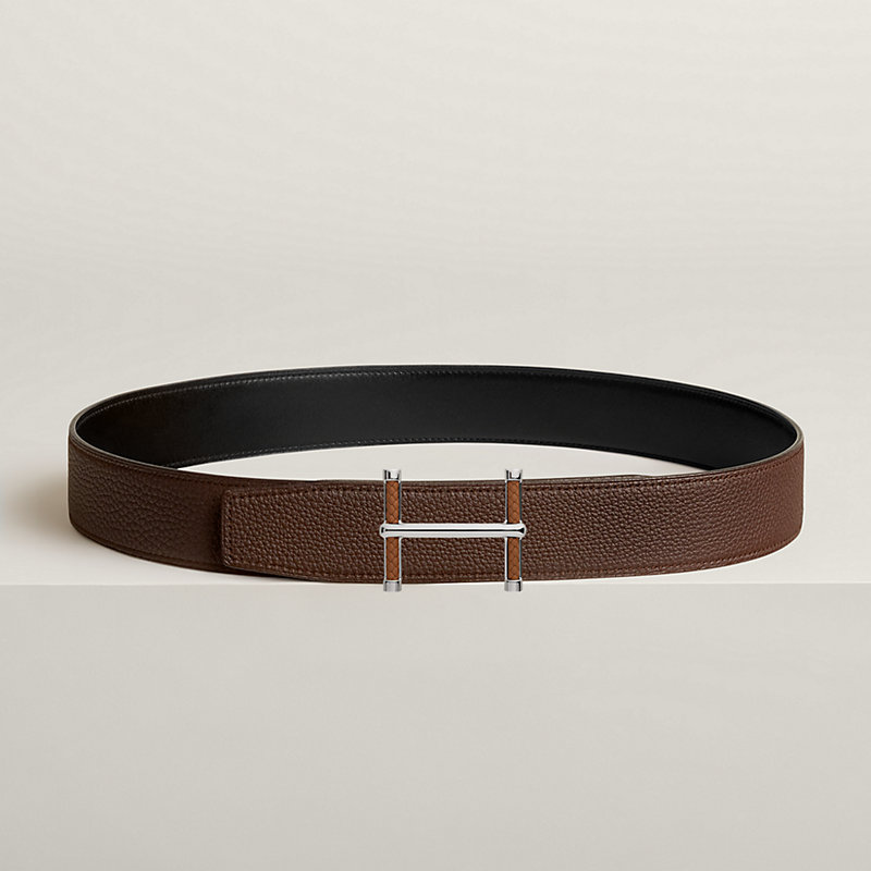Flibustier belt buckle & Reversible leather strap 38 mm