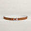 View: , Flot belt buckle & Reversible leather strap 24 mm