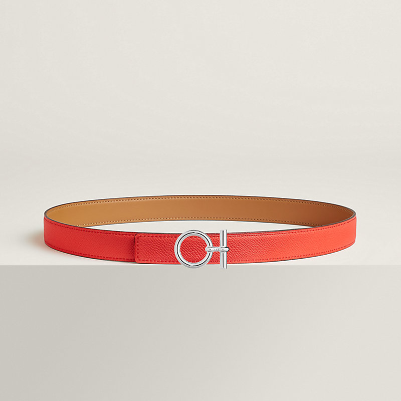 Flot belt buckle & Reversible leather strap 24 mm