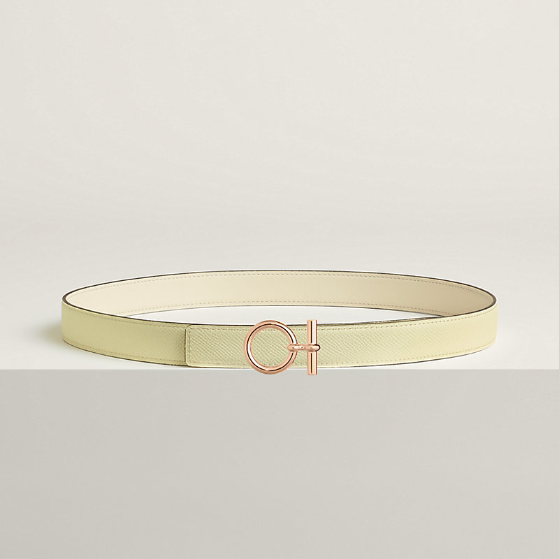 Flot belt buckle & Reversible leather strap 24 mm
