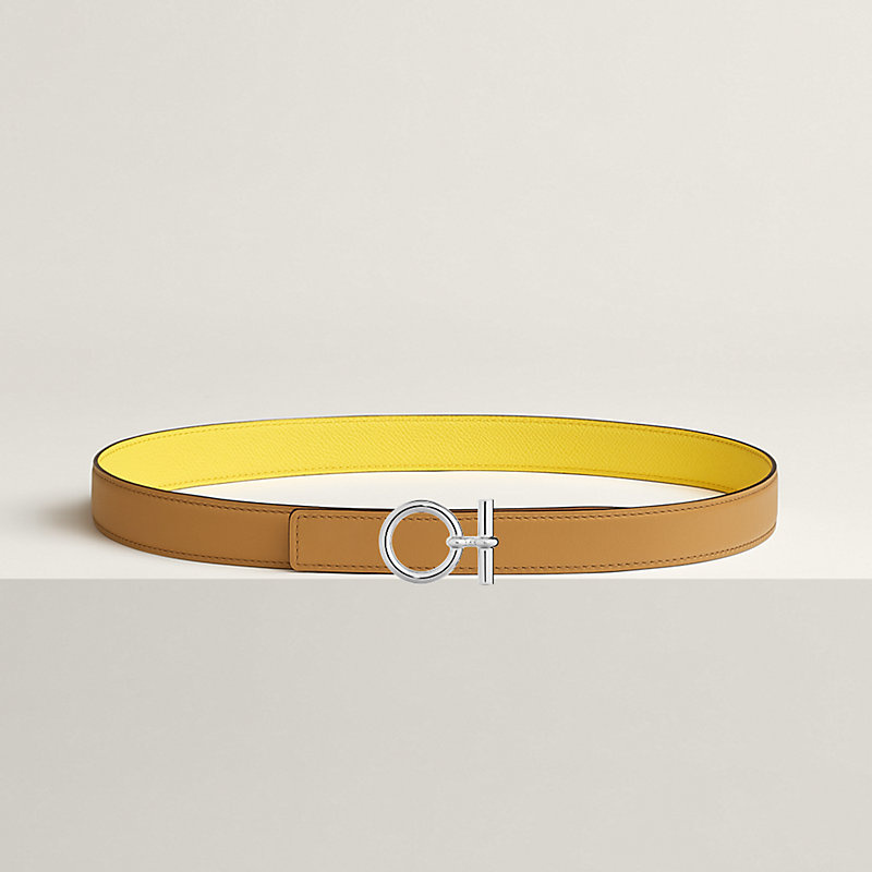 Flot belt buckle & Reversible leather strap 24 mm