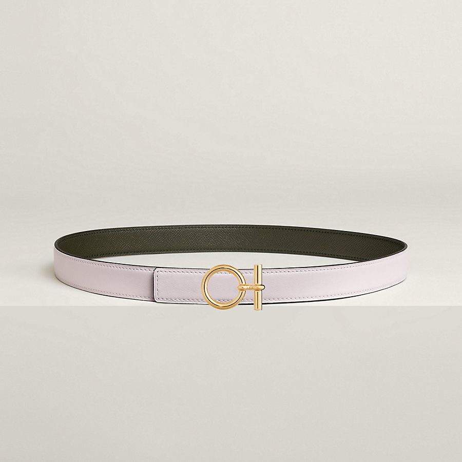 Flot belt buckle & Reversible leather strap 24 mm