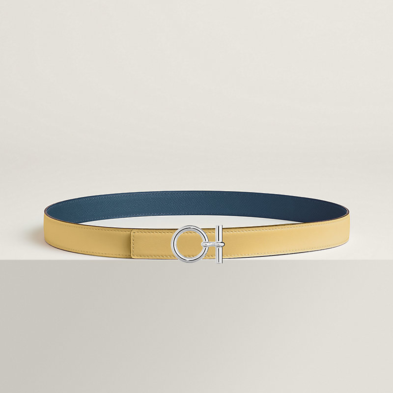 Flot belt buckle & Reversible leather strap 24 mm