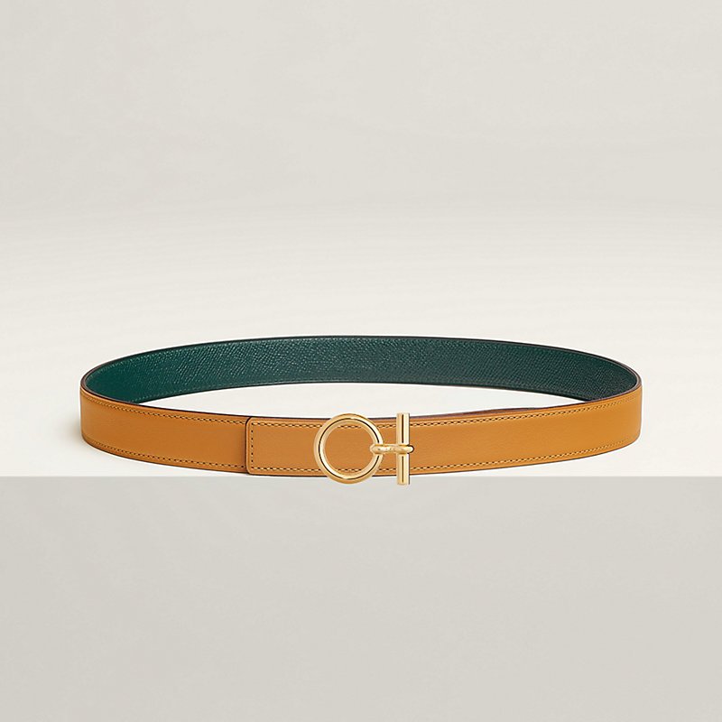Flot belt buckle & Reversible leather strap 24 mm