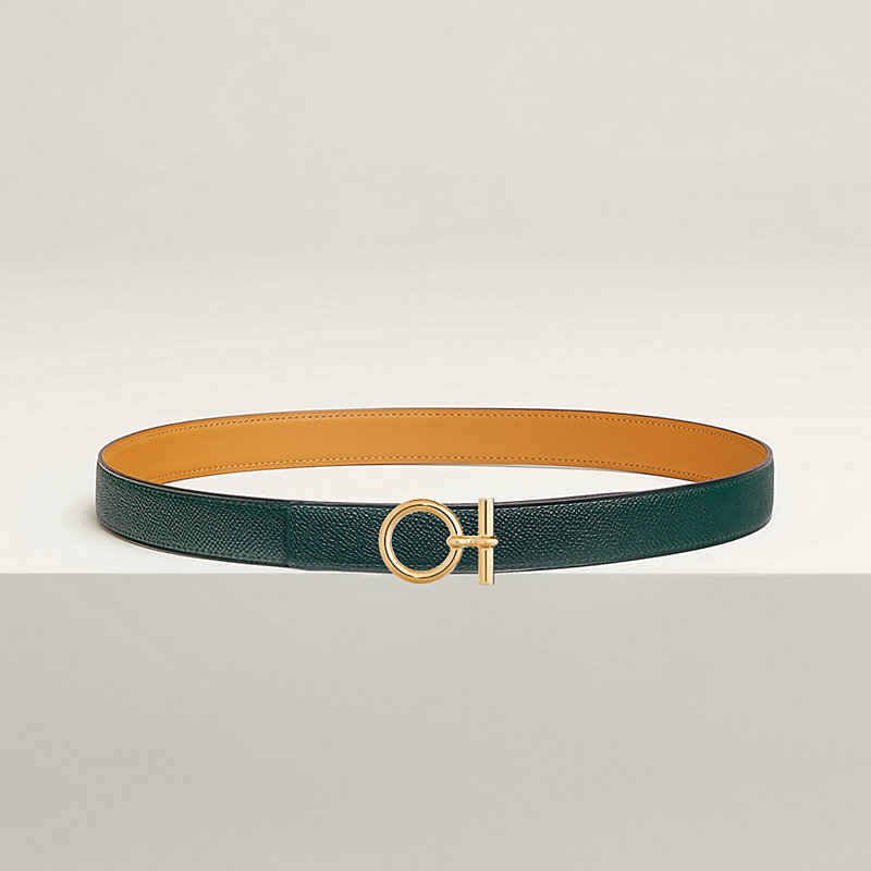 Flot belt buckle & Reversible leather strap 24 mm
