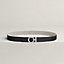 Flot belt buckle & Toile H Plume leather strap 24&nbsp;mm, View: , view 2 of 3