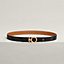 Flot Godronne belt buckle & Hermès sur Mer reversible leather strap 24 mm, view 1 of 3