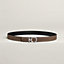 Flot Godronne belt buckle & Reversible leather strap 24 mm, view 2 of 3