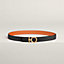 Flot Godronne belt buckle & Reversible leather strap 24 mm, view 1 of 3