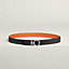 Flot Godronne belt buckle & Reversible leather strap 24 mm, view 1 of 3