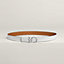 Flot Godronne belt buckle & Reversible leather strap 24 mm, view 2 of 3