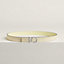 Flot Godronne belt buckle & Reversible leather strap 24 mm, view 1 of 3