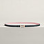 Focus belt buckle & Reversible leather strap 13 mm, view 2 of 3