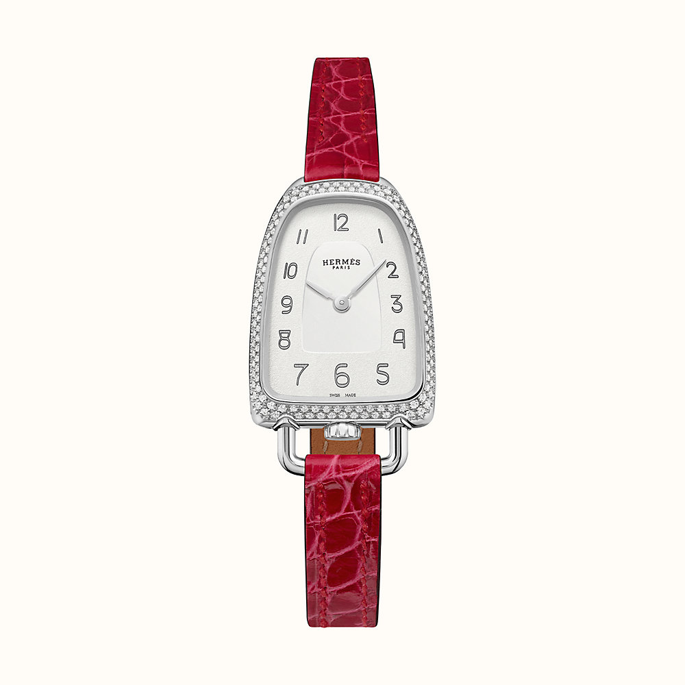 hermes diamond watch