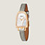 View: front, Galop d'Hermès watch, Medium model, 32 mm