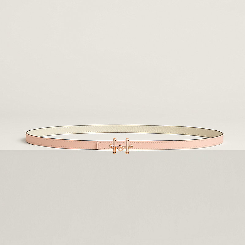 Galopin belt buckle & Reversible leather strap 13 mm