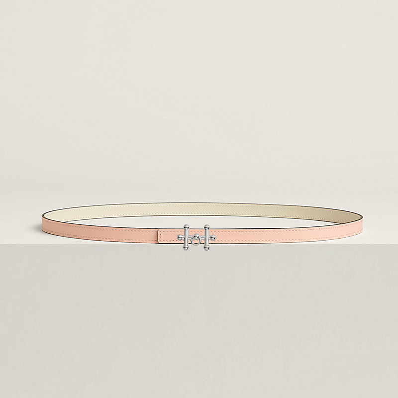 Galopin belt buckle & Reversible leather strap 13 mm